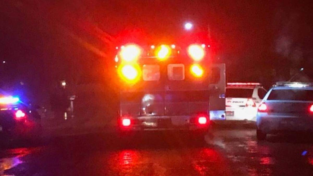 One person was hospitalized after an officer with the Weiser Police Department shot a suspect who is accused of pointing a handgun at police, according to a press release.