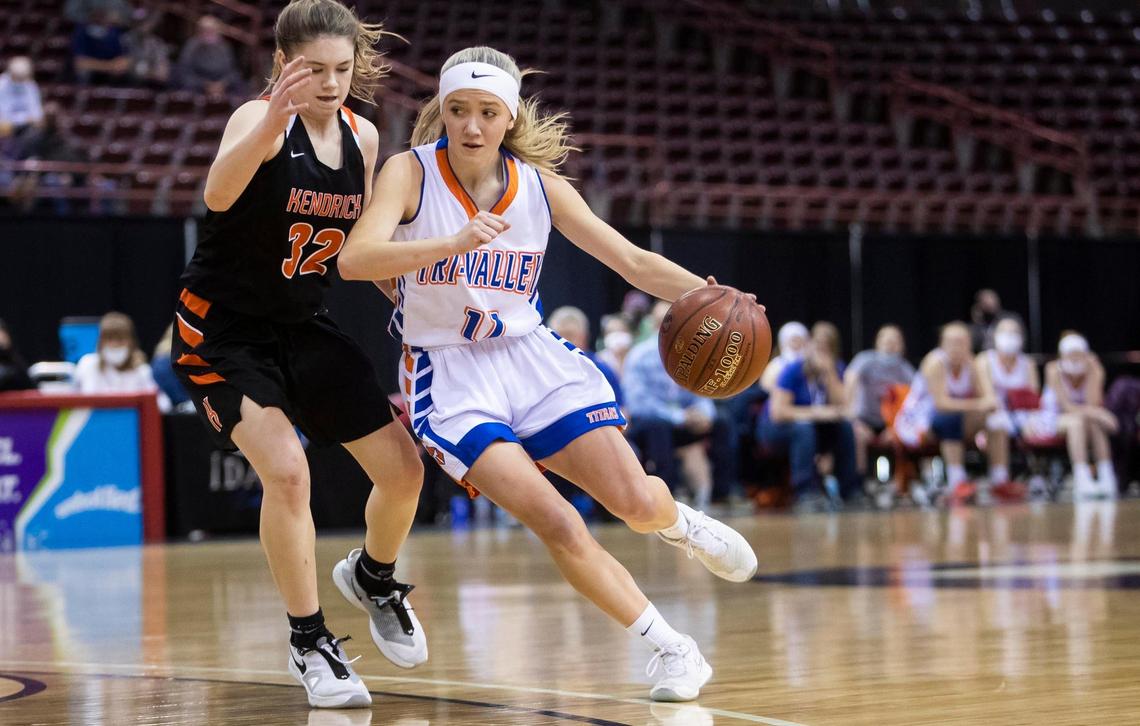Tri-Valley senior Emma Hollon lead a loaded senior class to 1A Division II state title last winter. Tri-Valley must rebuild with only one returning starter from its first state championship team.