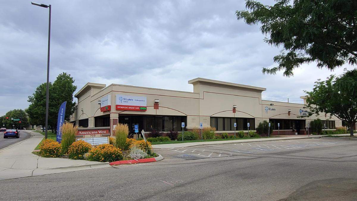 Morgan Stonehill plans to demolish this St. Luke’s Health System orthopedic and urgent care clinic at 703 S. Americana Blvd. to build a new eight-story building that would include 335 studio, one- and two-bedroom apartments.