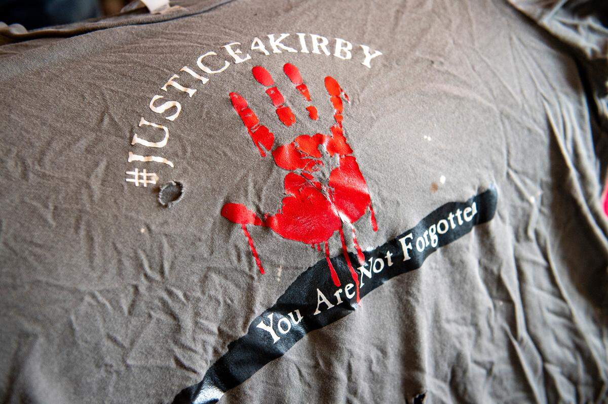 Cletus Paradise and his family memorialized their deceased son Kirby after he was shot and killed by BIA police in September 2020.