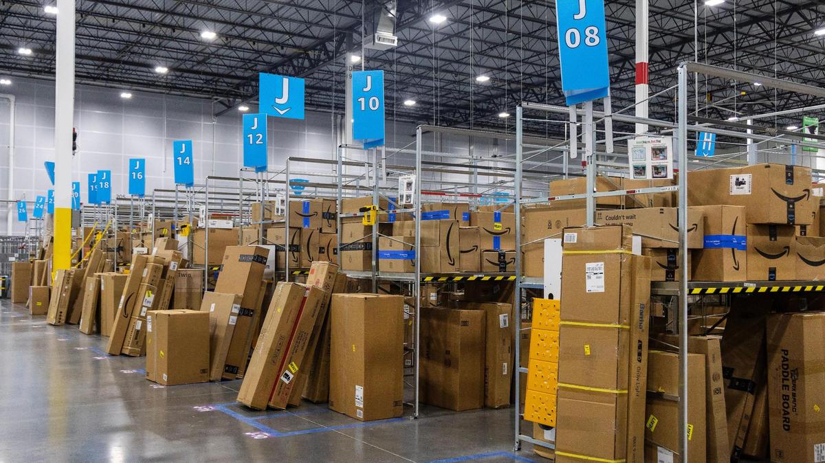The suspect is accused of shooting at three Amazon delivery vans, Lenior County officials say. One bullet traveled “through several packages,” officials in North Carolina said.