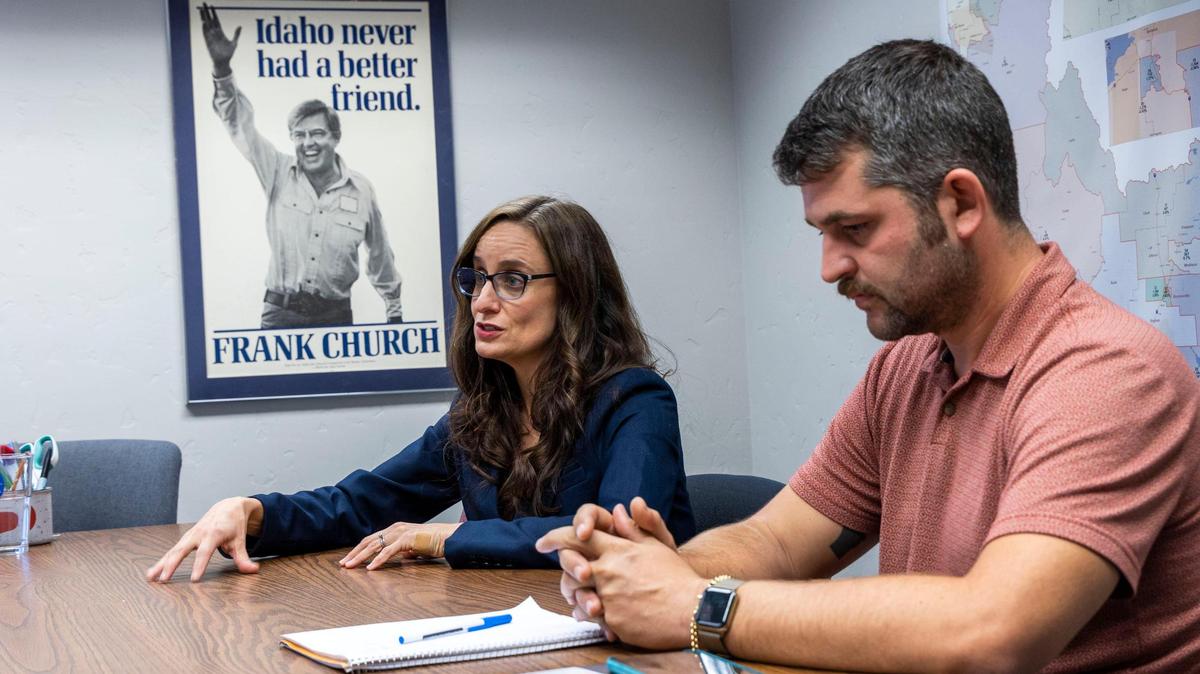 Lauren Necochea, who chairs the Idaho Democratic Party, and Executive Director Jared DeLoof discuss the party’s strategy heading into the 2022 general election. Next year, the party plans to have a candidate for the Legislature in all 35 of Idaho’s legislative districts.