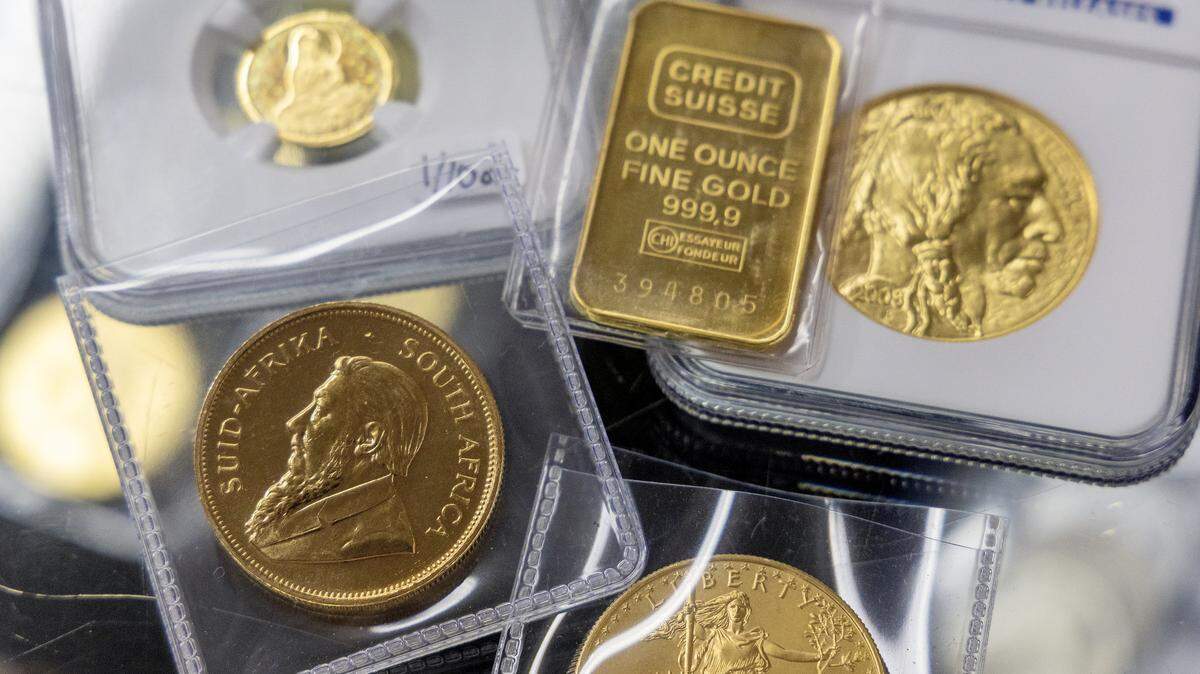 Gold coins from around the world are for sale at Rose Hill Coins and Jewelry in Boise.