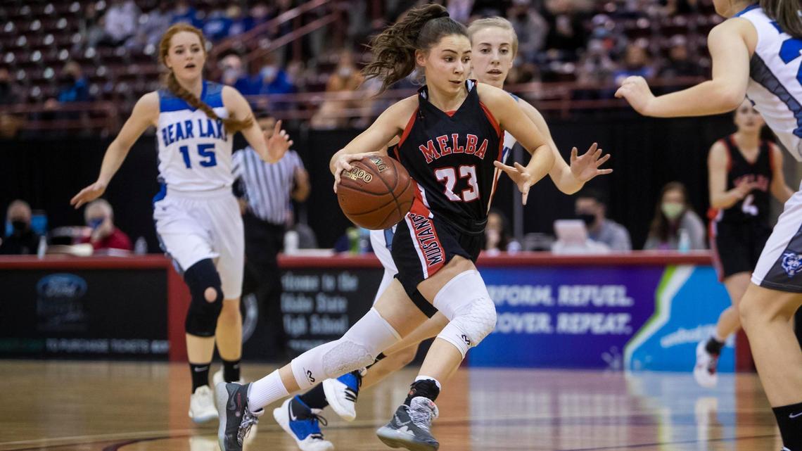 Melba sophomore point guard Brooklyn Dayley is one of four returning starters for the defending 2A state champs.