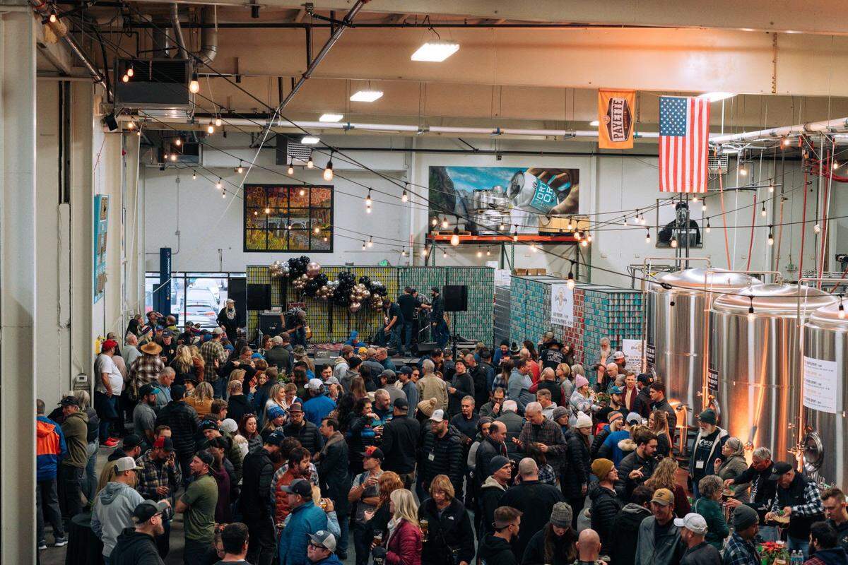 Held in Payette Brewing’s production area, Black Friday has developed into a major event over the past decade-plus.