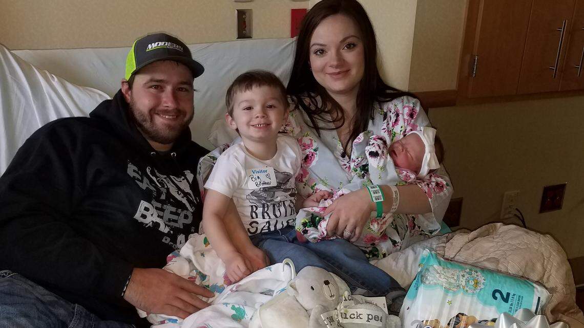 This Boise nurse was surprised to deliver the first baby of 2019 — her own