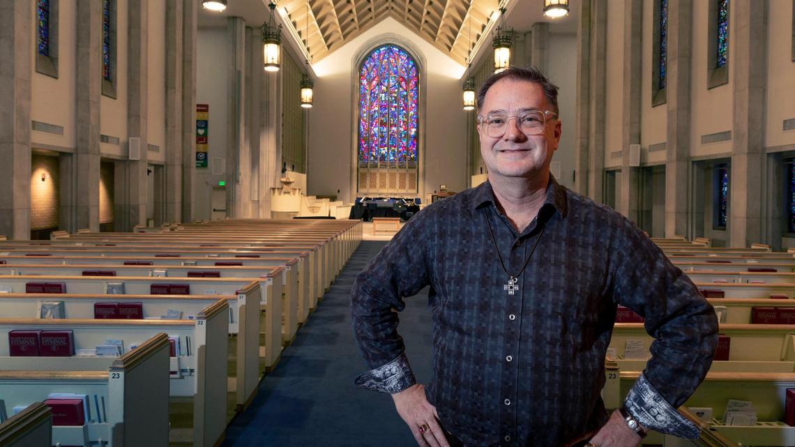 “Our doctrine actually kind of speaks out of both sides of our mouths, you might say,” the Rev. Duane Anders said, explaining the “splintering” within the United Methodist Church. More conservative congregations disagree with the “All Means All” interpretation that is embraced at the Cathedral of the Rockies, Boise First United Methodist Church.