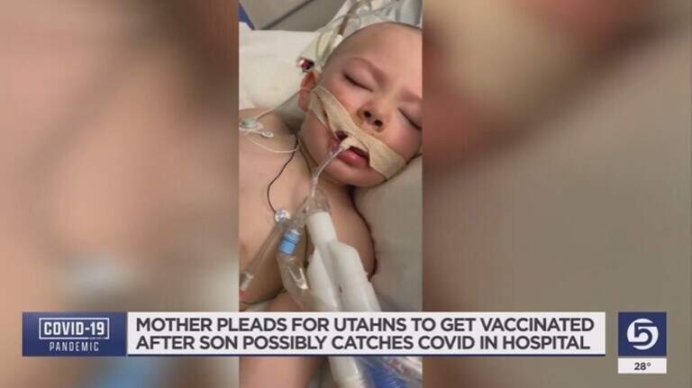 ‘I don’t like it, Mommy.’ Utah mom urges COVID vaccines as 3-year-old fights virus