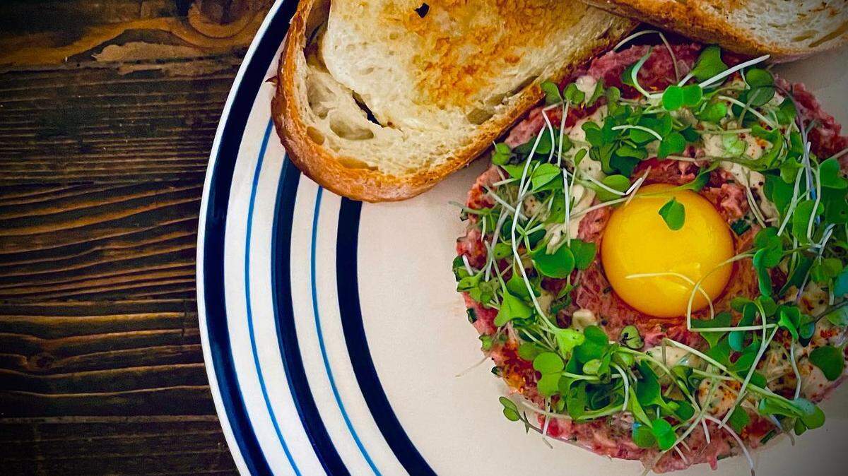 Tipsy Chef Cafe hasn’t revealed a menu yet, but this steak tartare is an example of food it has shared online in the past through social media.