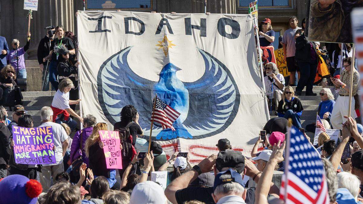 “Idaho Resist” was the message of Saturday’s No Kings rally. 
