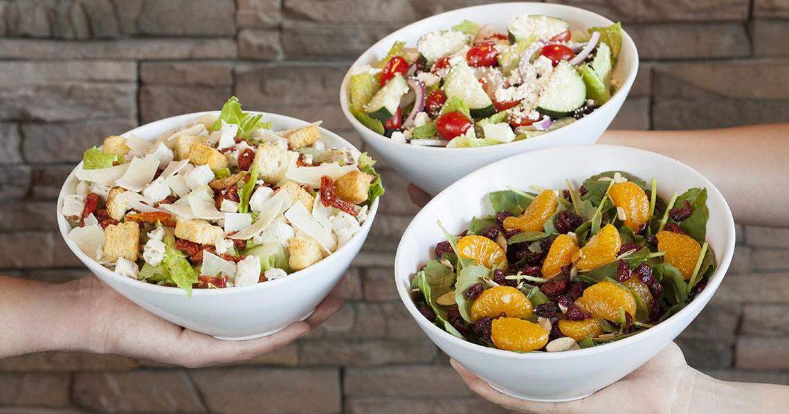 Pieology also offers signature salads.