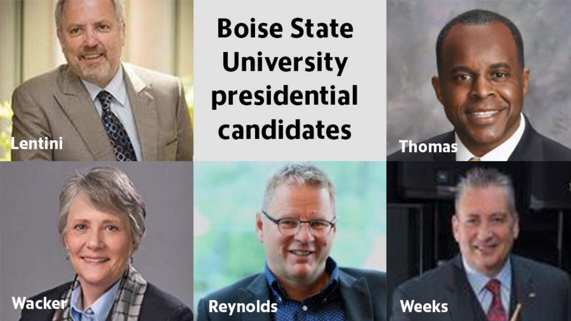 One of these five people will be Boise State University's next president