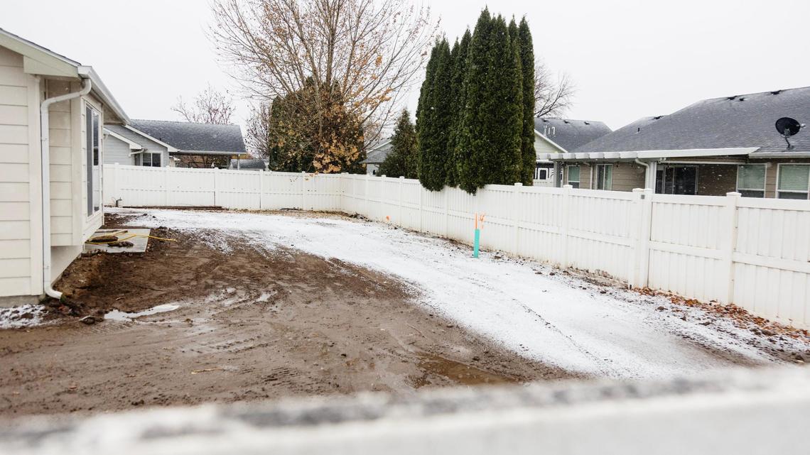 The backyard of the Wondras’ house in Fruitland was excavated in early December 2022 to search for human remains. Authorities believe that Michael Vaughan was buried there originally, but then his body was moved.