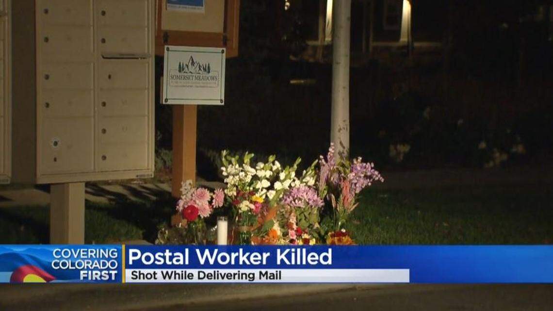 A postal carrier died after a fatal shooting Wednesday in a Longmont, Colorado, neighborhood. His 26-year-old ex-girlfriend has been arrested, police say.