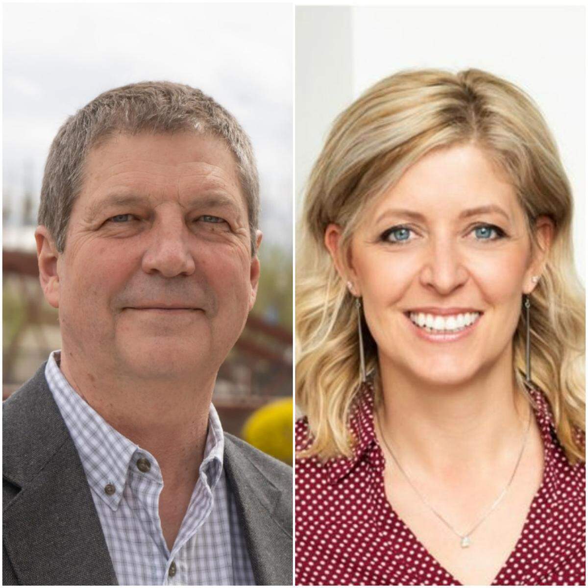 Candidates for Canyon County Commission in District 2, Brad Holton and Keri Smith.