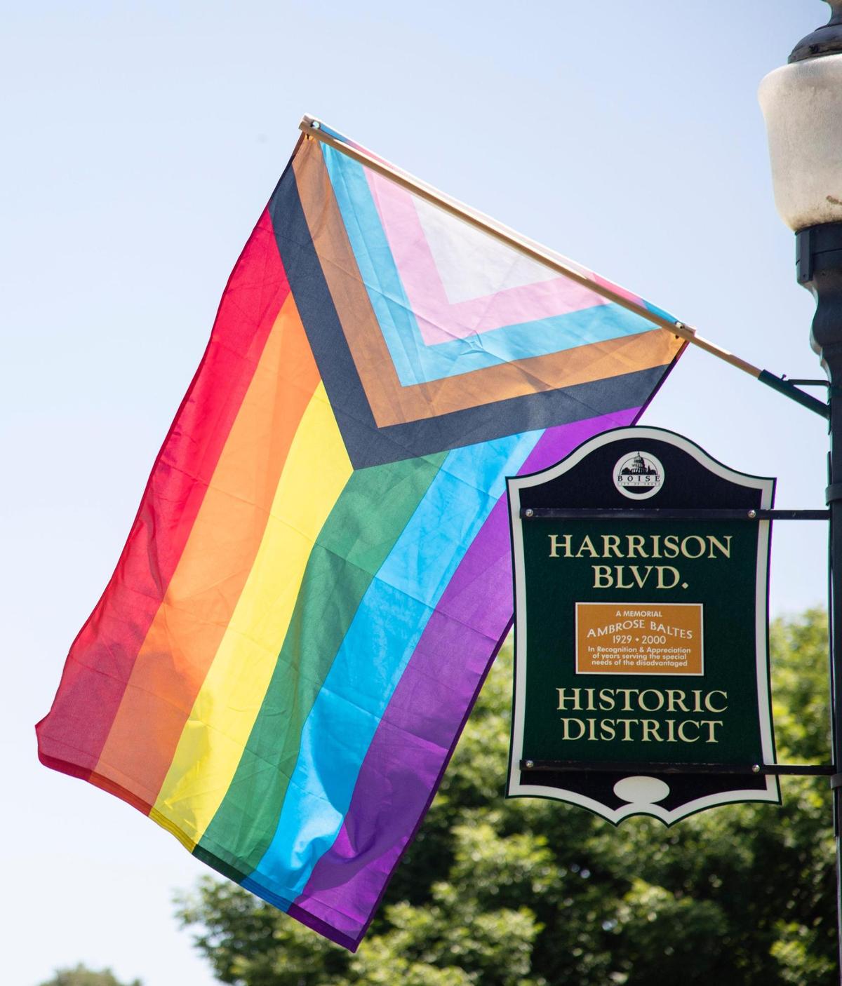 Boise Pride Festival flags have been stolen or vandalized along Harrison Boulevard over the past few years, especially during Pride month.