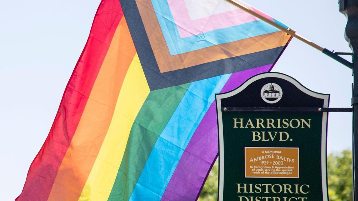 A Boise man targeted the LGBTQ+ community last year in a series of crimes, including burning a Pride flag.