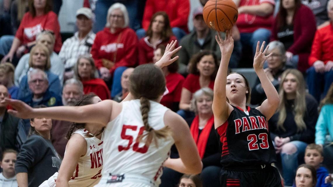 Parma’s Rylie Calkins was voted the co-player of the year in the 3A SRV by the league’s coaches.