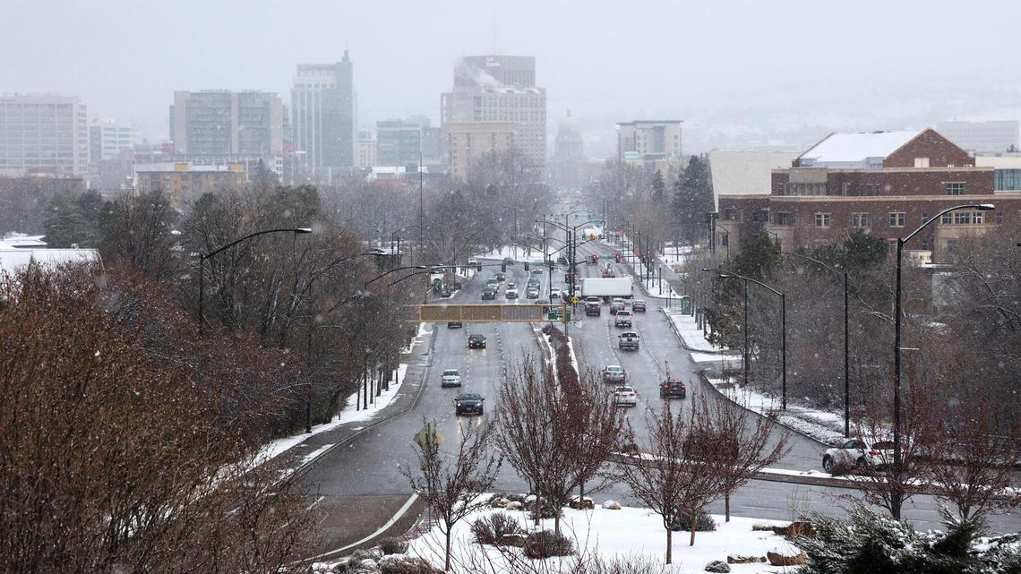 A series of snow storms has brought a familiar look of winter to Boise. Commuters awoke to a couple of inches of snow Thursday morning in the Treasure Valley, but more snow is dropping in the mountains.