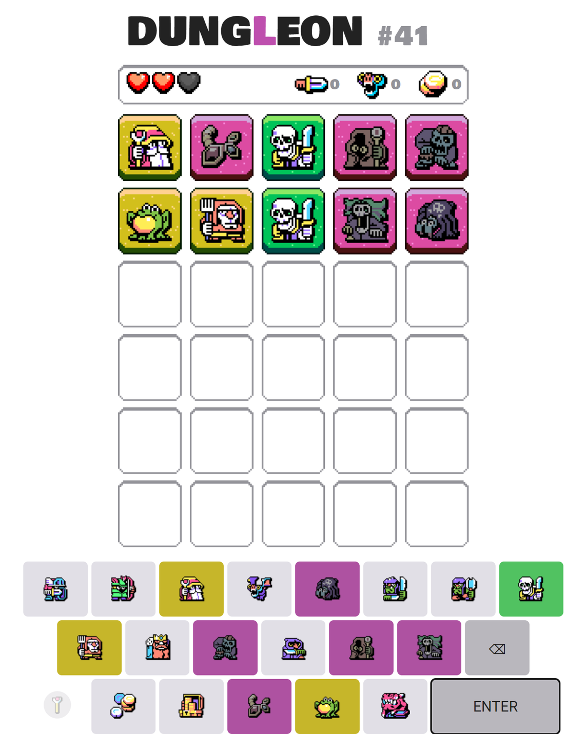 Feel like going on an adventure? Dungleon will satisfy your Wordle itch while also giving you a new perspective on the genre.