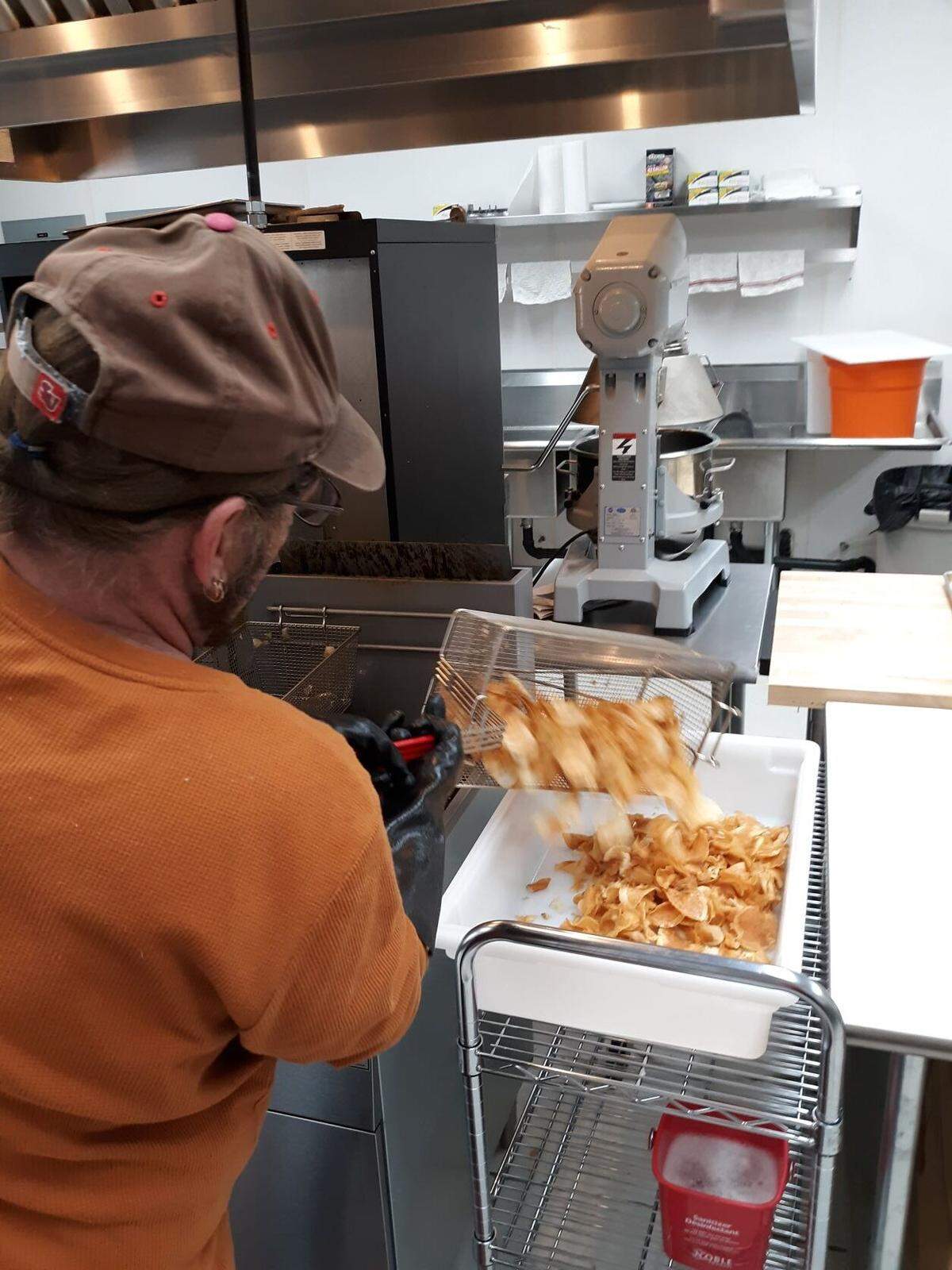 Atomic Potato Chip Co. products are handmade by Don and Joanna Tarner in their Arco commercial kitchen.