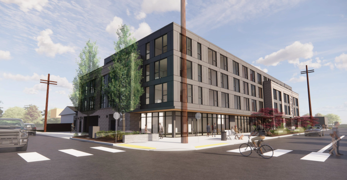 10 S. Latah Street includes a 2,000-square-foot ground floor space designed for a café.