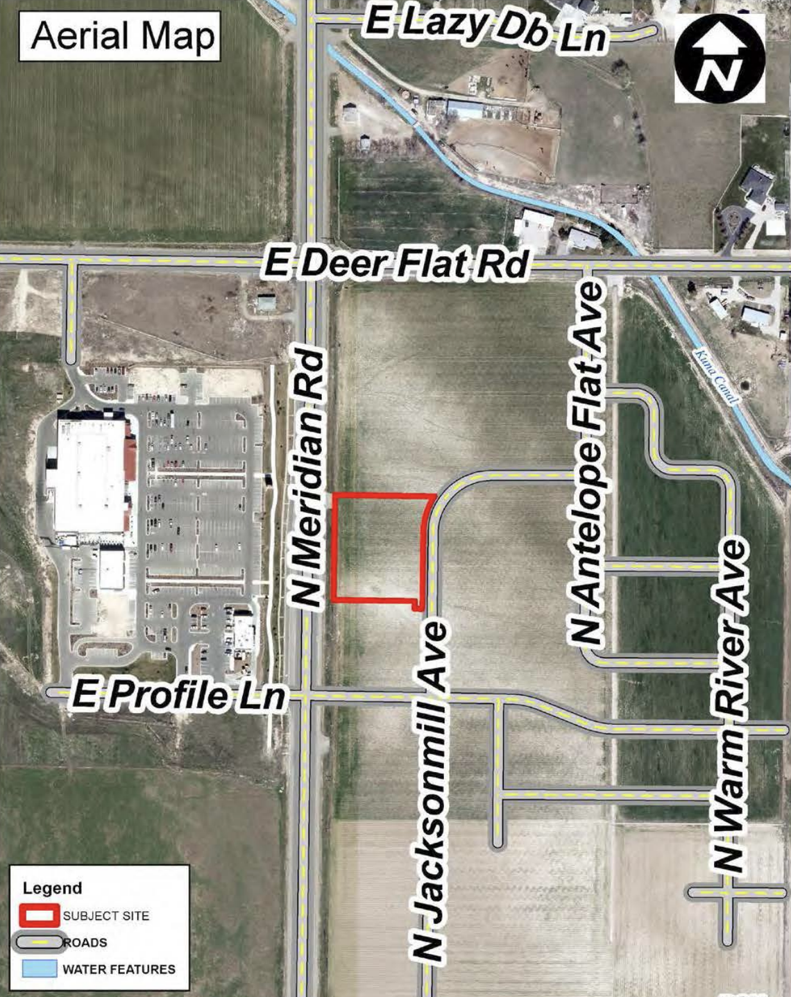 Adam Buker of Middleton owns this site in Kuna where he is hoping to build an office building.