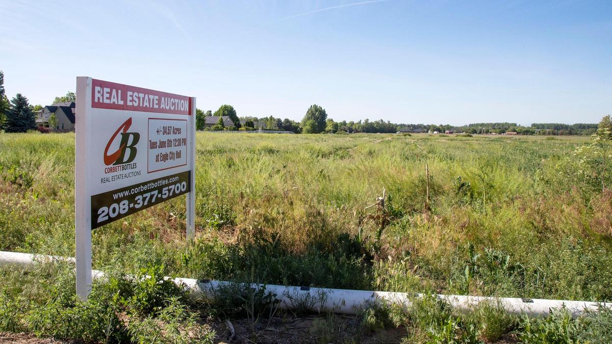The 34.5 acres auctioned by Eagle was previously agriculture land, surrounded by residential subdivisions. Some residents of Floating Feather Road said they preferred a park to more homes.
