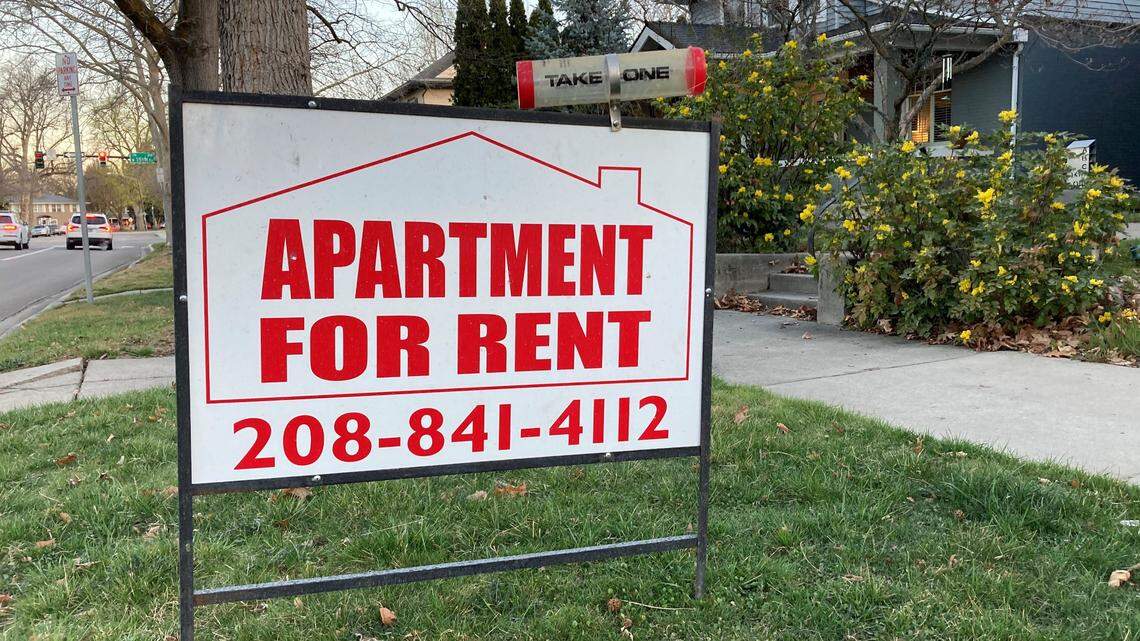 An apartment for rent in April in Boise’s North End.