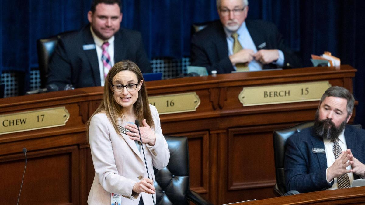 Rep. Lauren Necochea, D-Boise, assistant minority leader in the Idaho House of Representatives, advocated against a bill that would return the firing squad as a backup execution method if it becomes law.