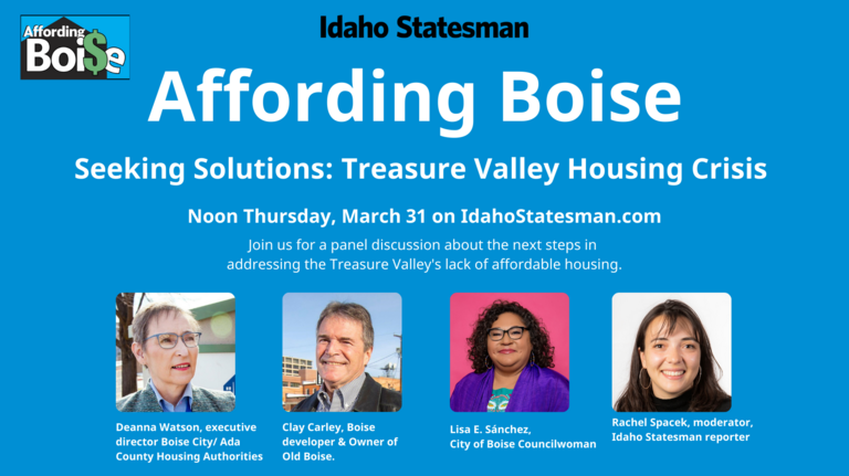 Recorded live: Watch the full conversation from area experts on Boise’s housing crisis