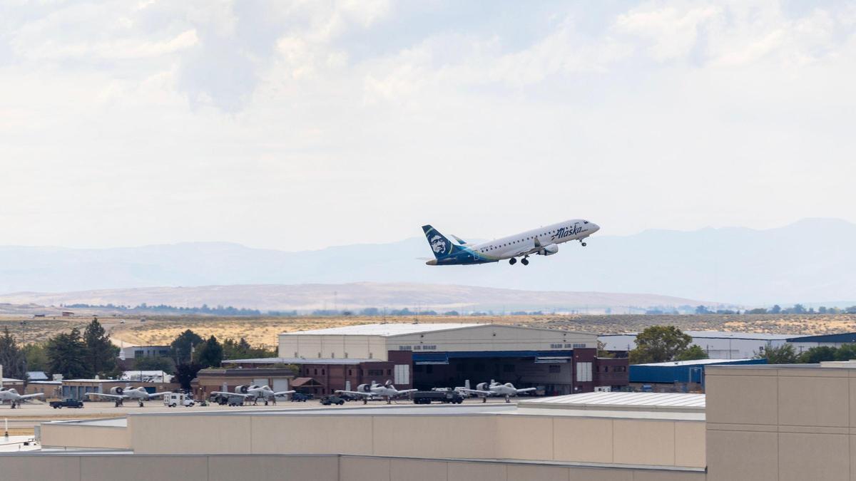 Alaska Airlines, the Boise Airport’s leading commercial air carrier, plans to merge with Hawaiian Airlines in a $1.9 billion deal, pending approval from federal regulators.