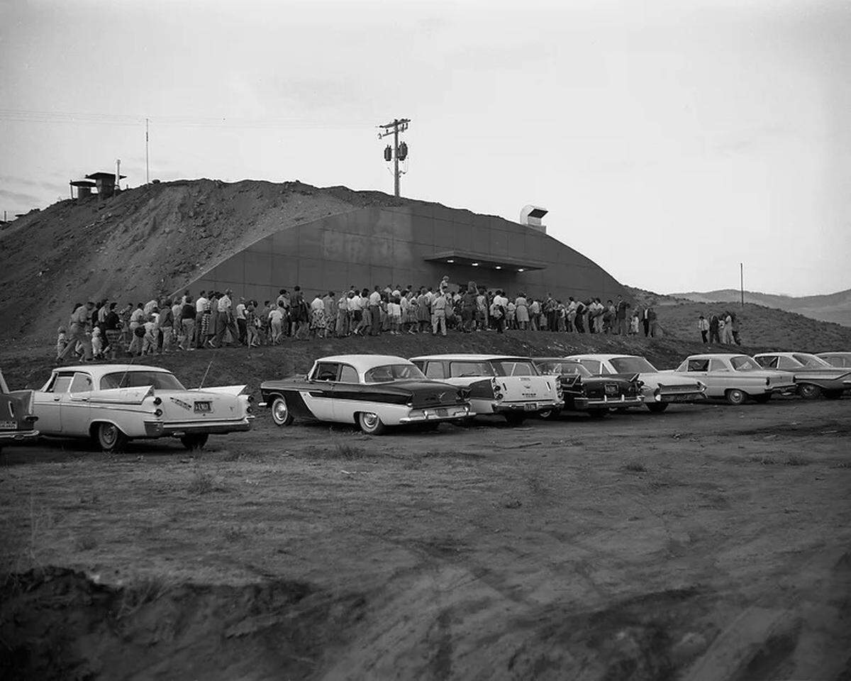 The Boise Bomb Shelter’s opening celebration drew large crowds and was featured in Life magazine.