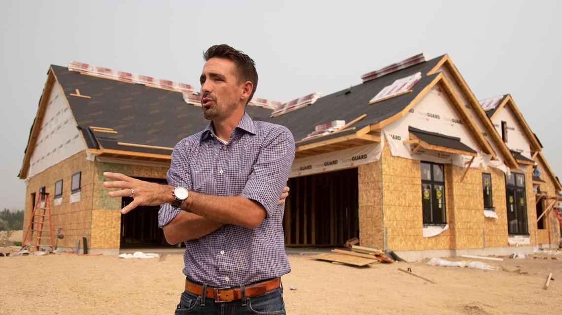 Steve Martinez, owner of Tradewinds General Contracting, explains how builders who already contracted for a house have to absorb $16,000 in abrupt lumber price hikes. Few contractors had previously included a condition in their contracts to account for significant expense increases.