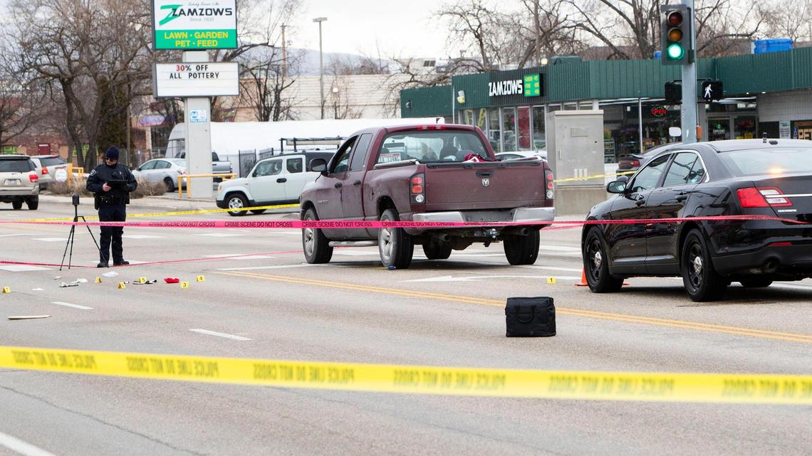 A 25-year-old man who was shot and injured by a Boise police officer in February has pleaded not guilty to the two felony charges against him. 