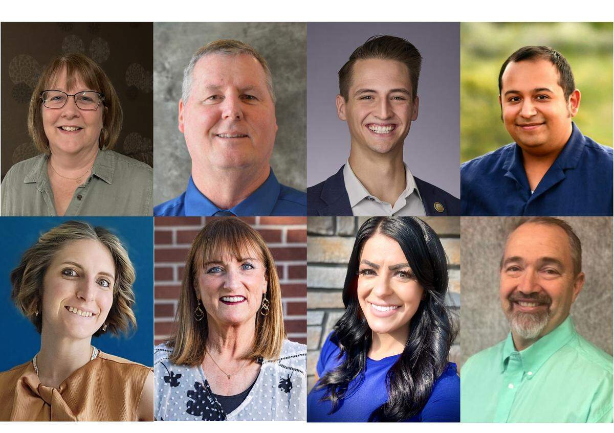Nine candidates are running for three Nampa City Council seats in the Nov. 7 general election. Top row from left: Amy Hannu, David Lambert, Sebastian Griffin and Isacc Solis. Bottom row: Jennifer Niles, Margie Potter, Natalie Jangula and Troy Keith. Candidate Dale Reynolds did not respond to the Statesman’s inquiries for this Voter Guide.