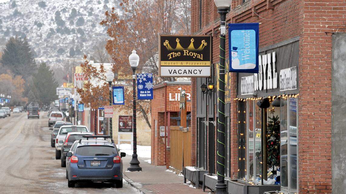 Main Street in Lava Hot Springs.