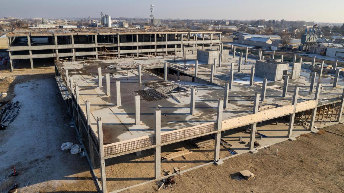 The site of the stalled Union 93 project would have brought apartments and retail to downtown Meridian. Developer Galena Opportunity Fund, run by Bill Truax, now owes $20 million to contractors for unpaid work.