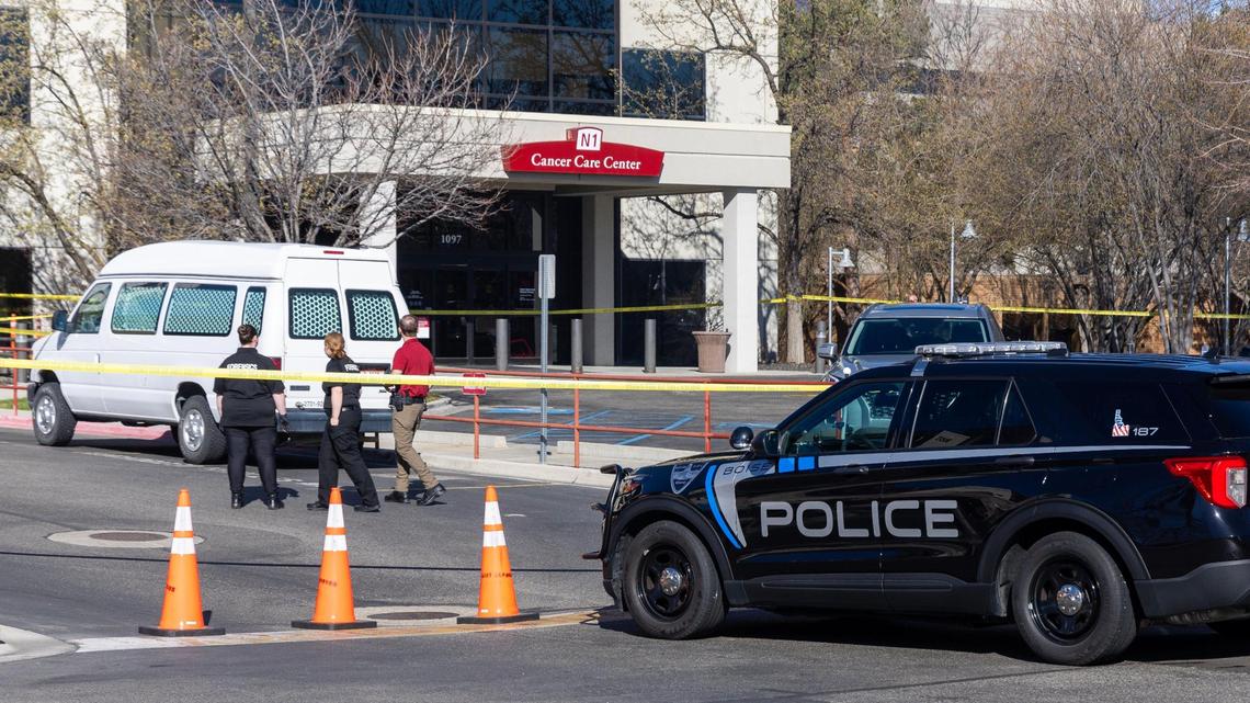 Three Idaho Department of Correction officers were shot at Saint Alphonsus Regional Medical Center in Boise early Wednesday, March 20. Boise police said they arrested two suspects in connection with the attack.
