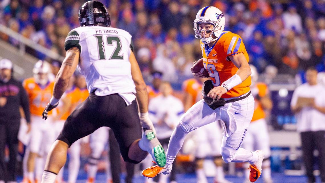 Boise State is the only conference title contender relying this heavily on three QBs