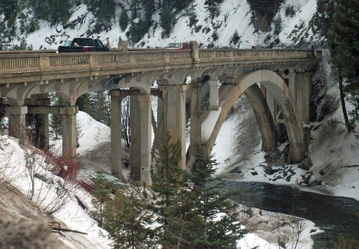 Idaho’s historic Rainbow Bridge.
