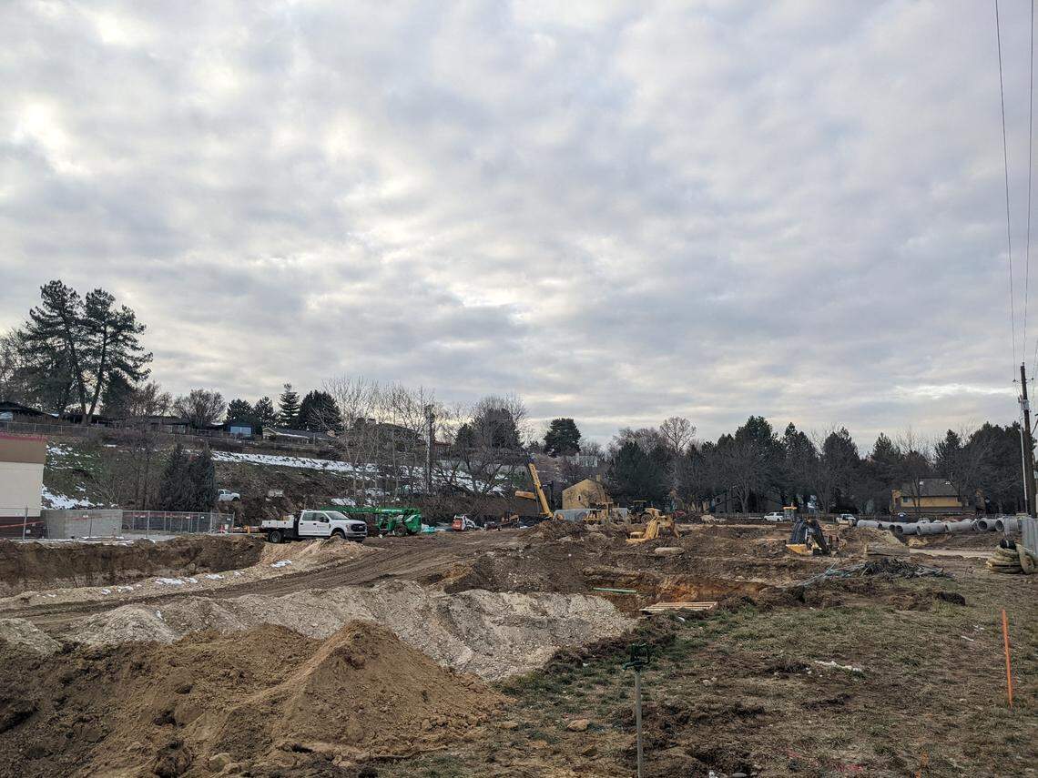Construction is under way for a 175-unit student apartment building at 2001 W. Boise Ave., south of the Boise State University campus.