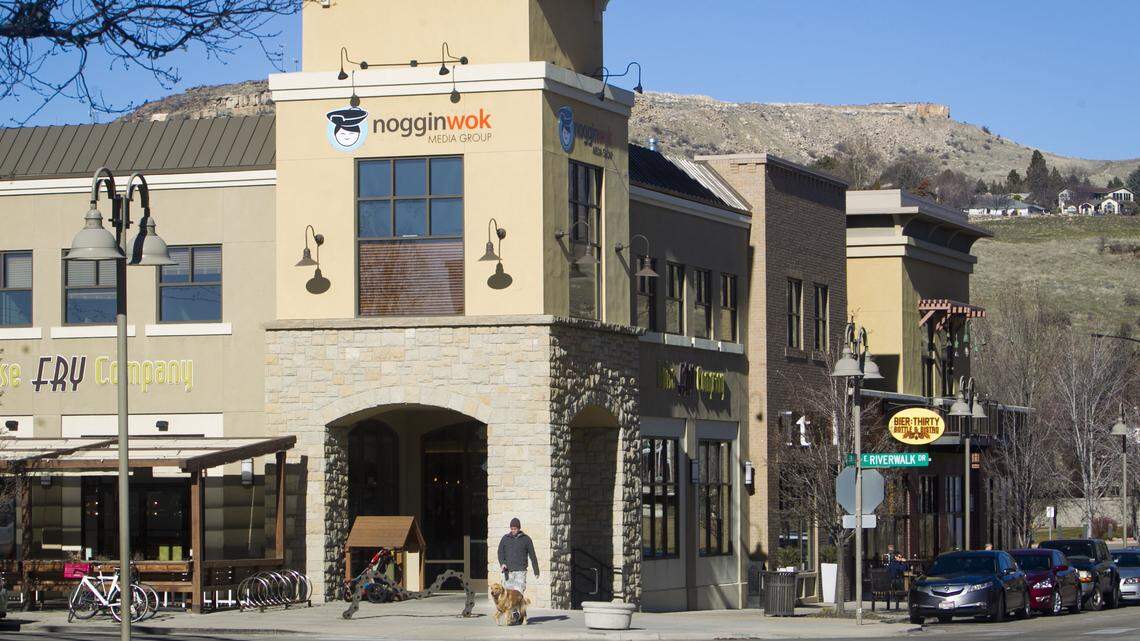 Bown Crossing’s four main commercial buildings are up for sale. Opened in early 2005, the buildings have been owned for the past three years by Tree City Investments.