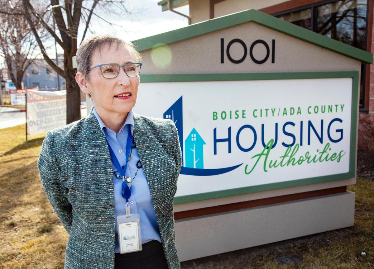 Deanna Watson is the executive director of the Boise City/Ada County Housing Authorities, pictured here on Wednesday, Feb. 2, 2022. The organization provides assistance to individuals seeking affordable housing through Section 8 vouchers, emergency rental assistance and other programs.