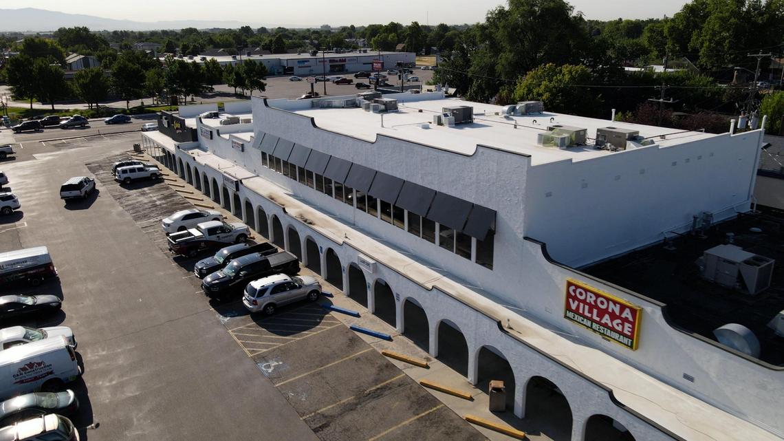 These restaurants on the south side of Cherry Lane between Main Street and Meridian Road could be part of a new urban renewal district called Northern Gateway.