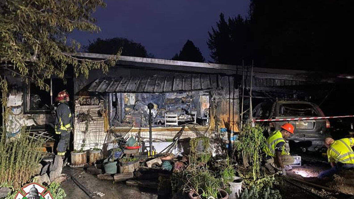 Three injured, 2 of them seriously, after fire destroys much of Southwest Boise home