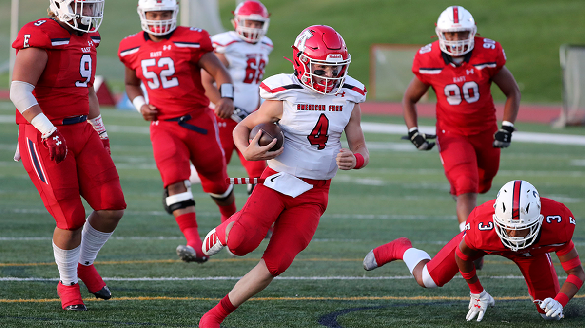 Incoming Boise State quarterback Maddux Madsen threw for 3,693 yards and 42 touchdowns this fall at American Fork High in Utah.