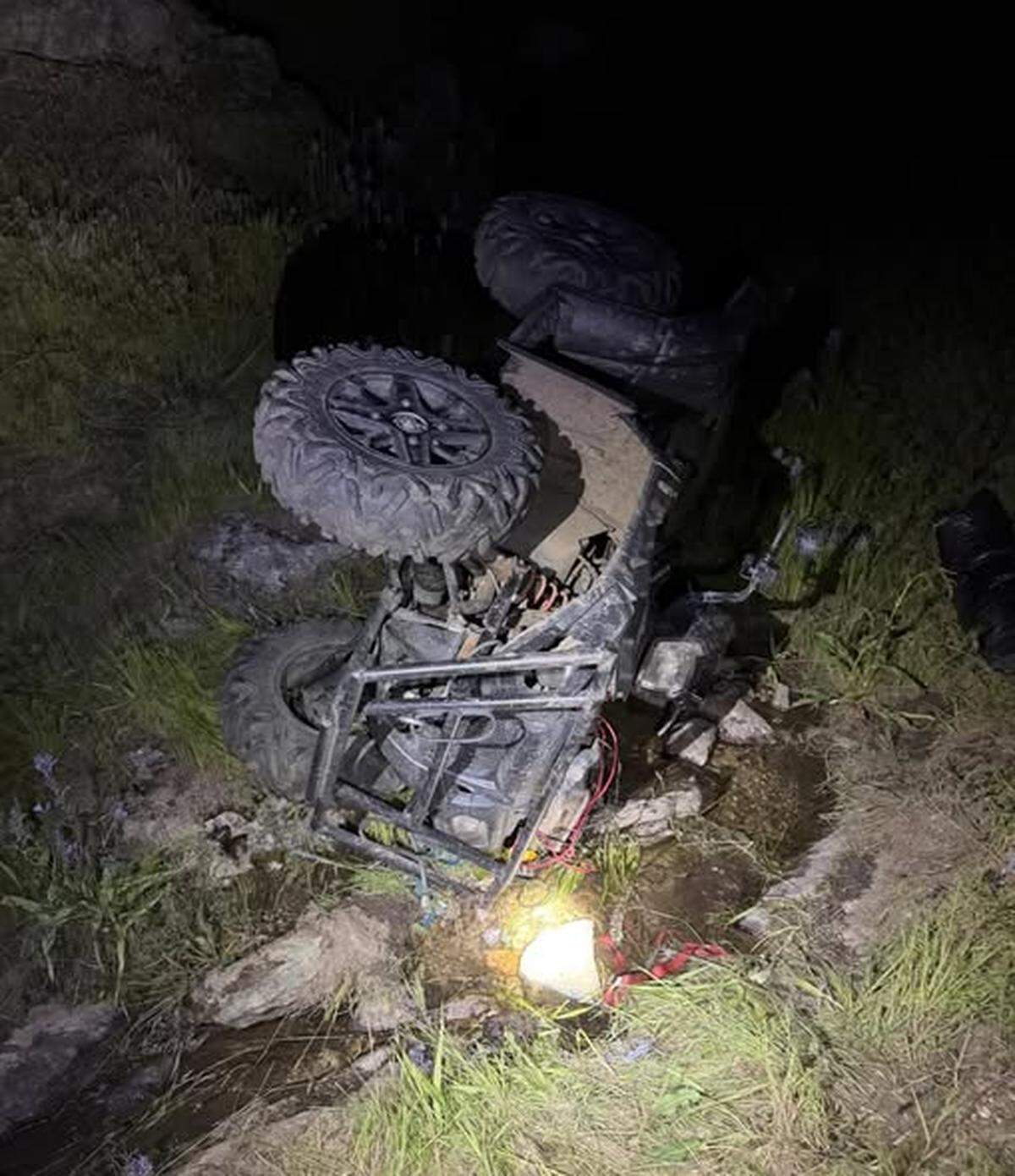 Ada County Paramedics and Life Flight personnel responded to the scene and airlifted the person to a Boise hospital, officials said.