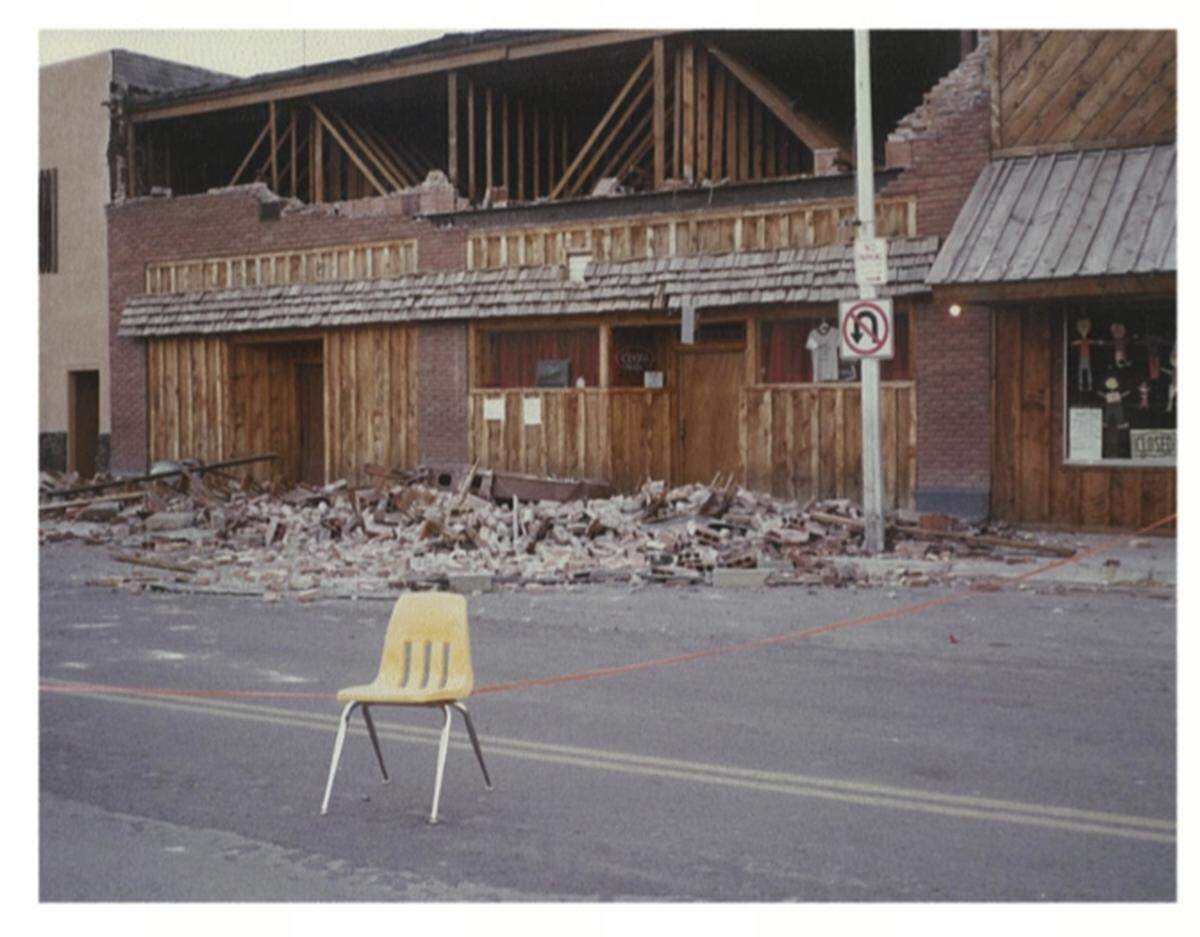 Perks Bar in Mackay, Idaho, had to be rebuilt after the 1983 Borah Peak earthquake.