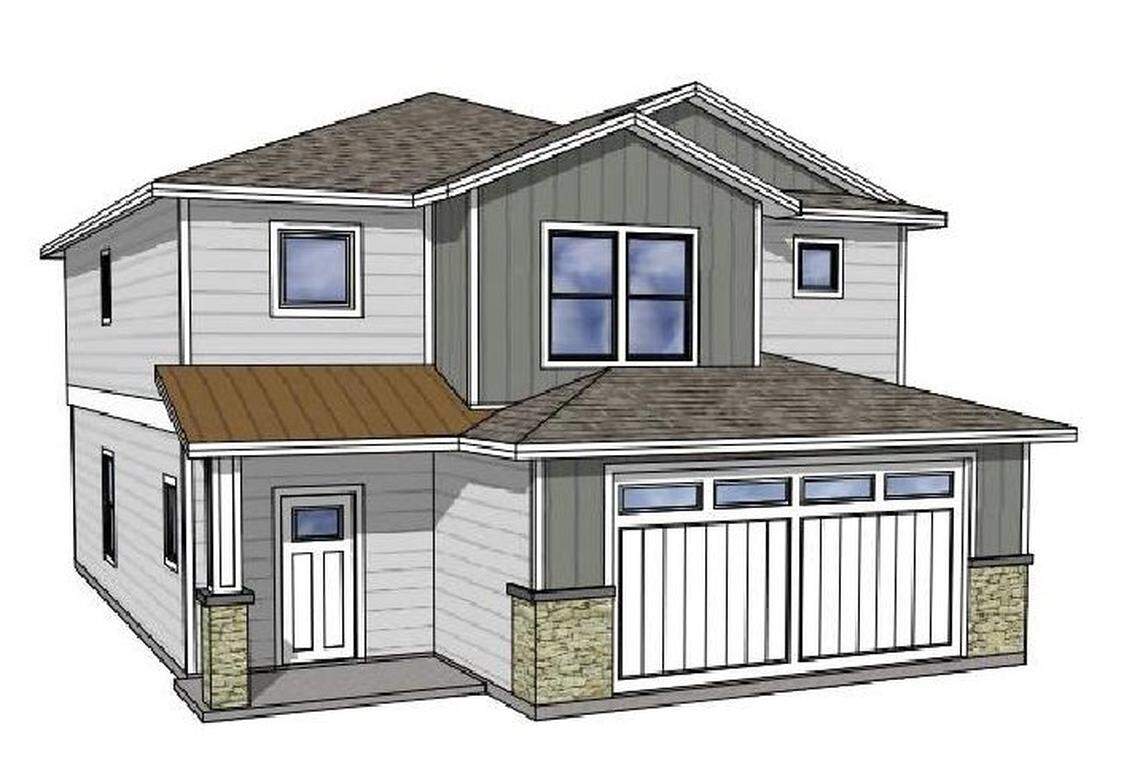 A rendering of a house that could be built in the Samara Subdivision.